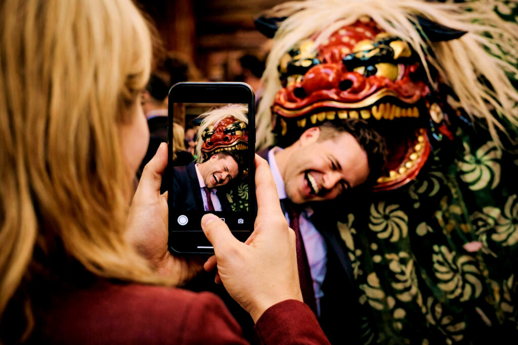 春の開運獅子舞キャンペーン