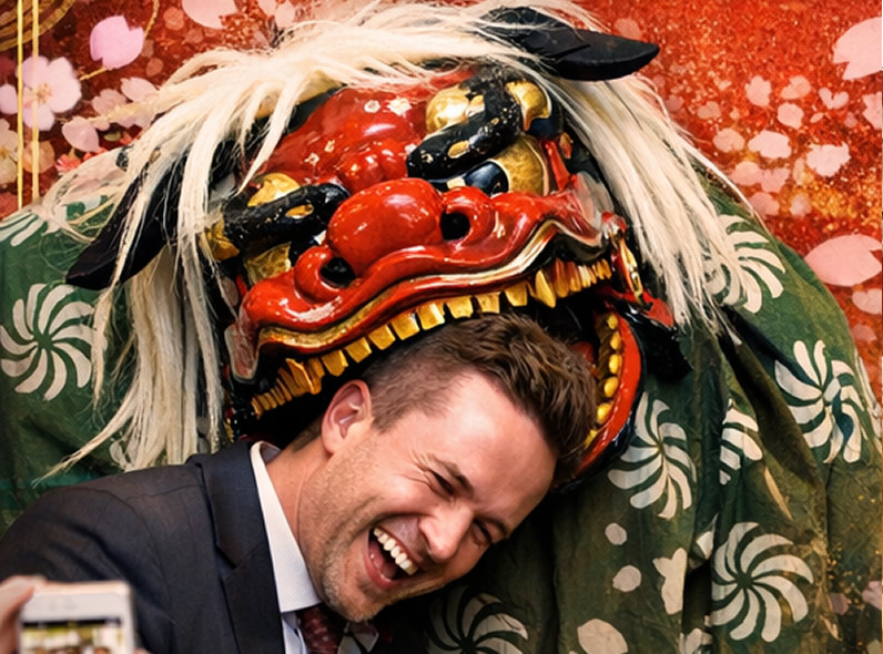 春の開運獅子舞キャンペーン